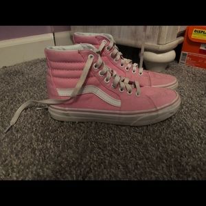 Pink hightop  vans